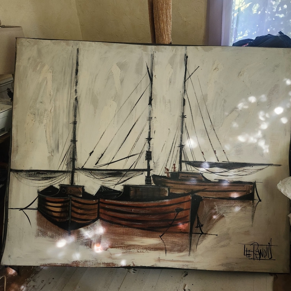 Lee Reynolds Sailboat Painting